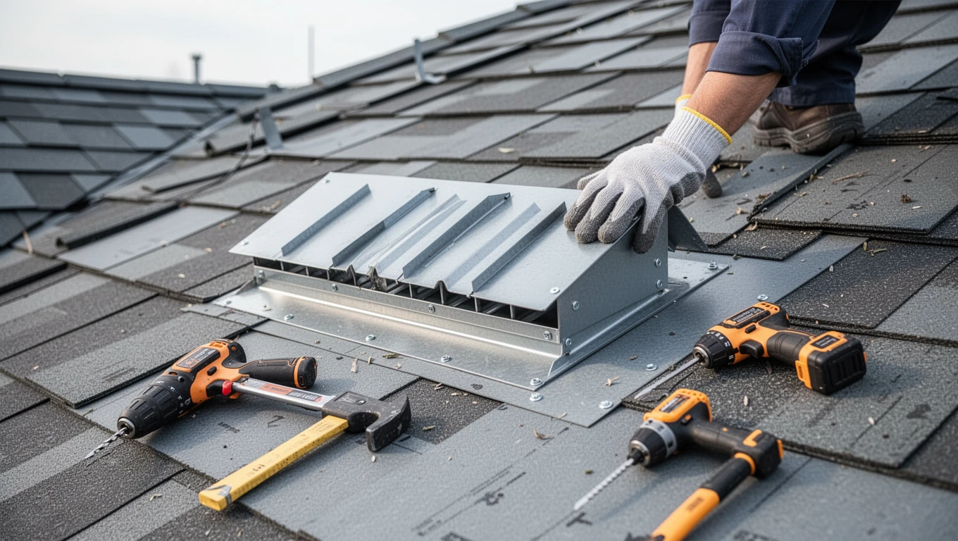 Ridge Vent Installation